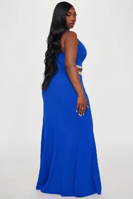 Cassandra Embellished Gown - Royal