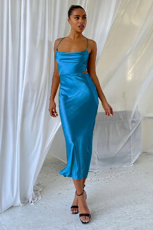 Chaya Slip Dress - Ocean