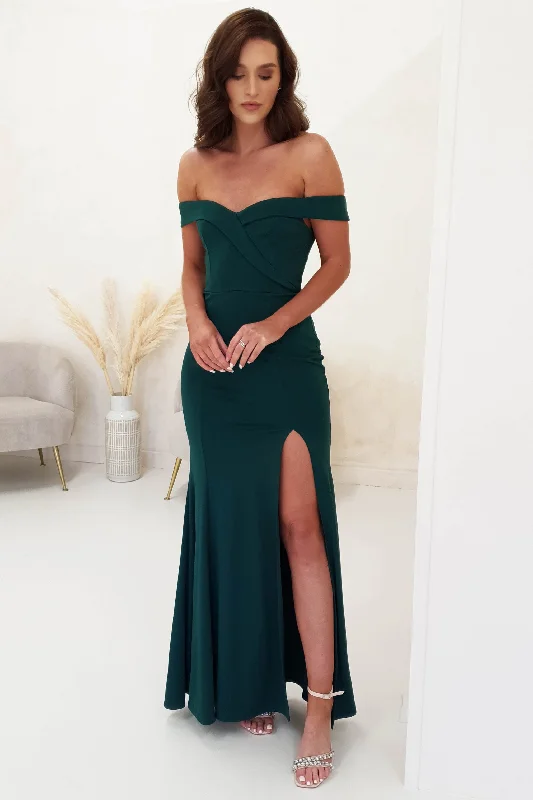 Felicity Bodycon Gown | Dark Green