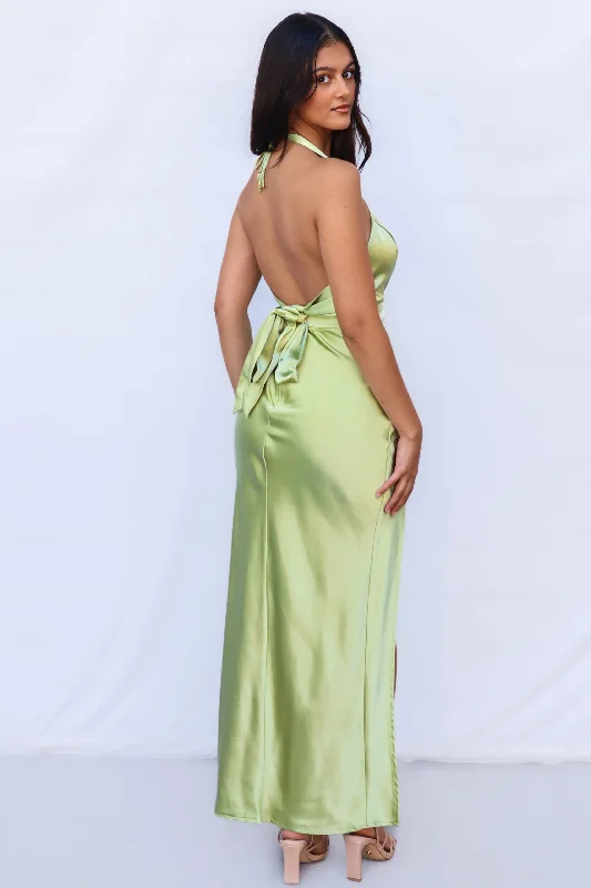 Hadleigh Maxi Dress - Apple Green