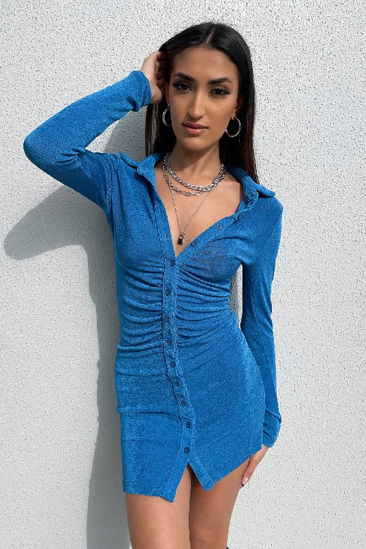 Ishka Dress - Blue