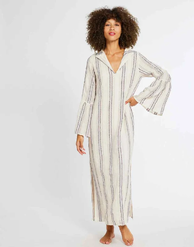 Jacqueline Maxi Caftan Dress in O'Keefe Stripe