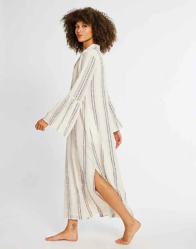 Jacqueline Maxi Caftan Dress in O'Keefe Stripe