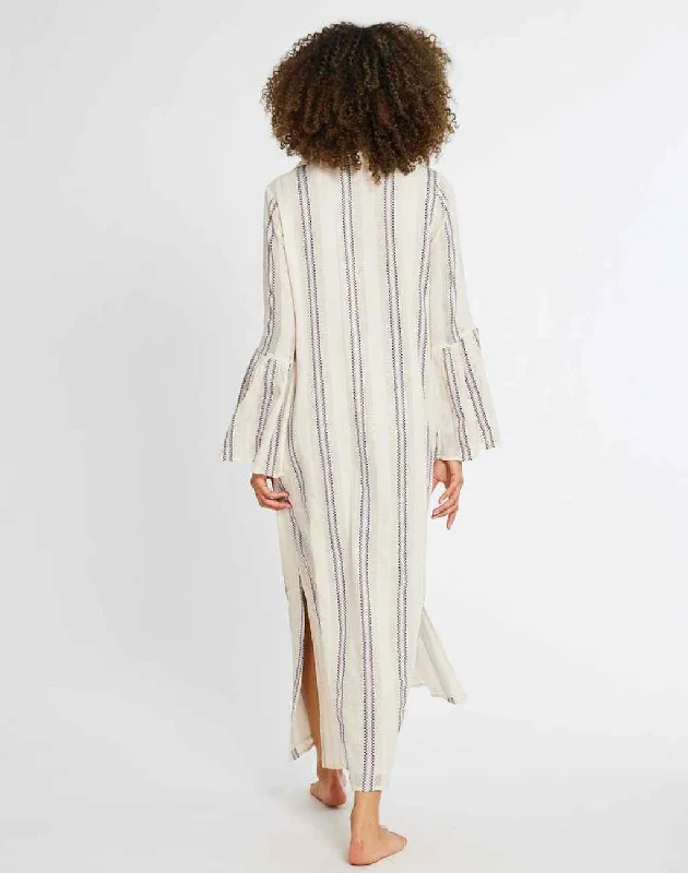 Jacqueline Maxi Caftan Dress in O'Keefe Stripe