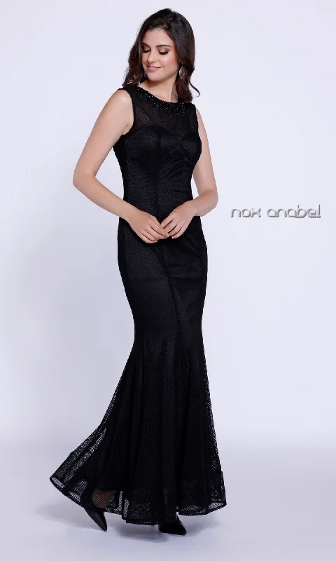 Simple Long Formal Dress 8259