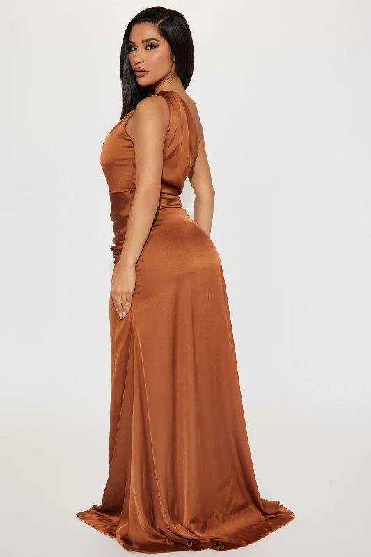 Samantha Maxi Gown - Brown