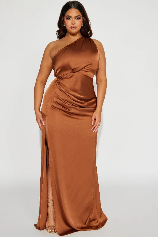 Samantha Maxi Gown - Brown