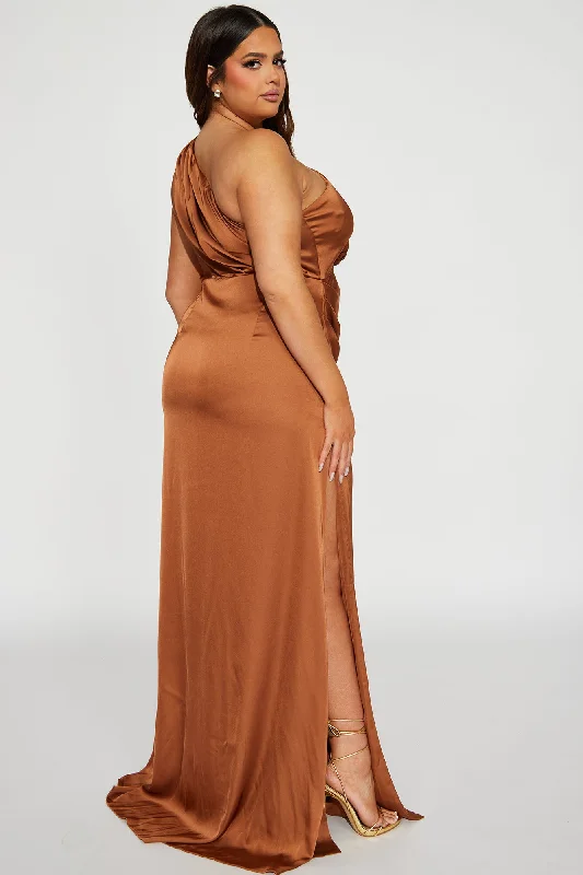 Samantha Maxi Gown - Brown