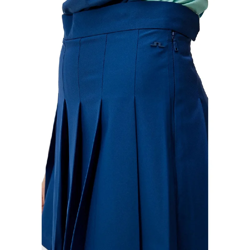 J.Lindeberg Women's Adina Golf Skirt - Estate Blue