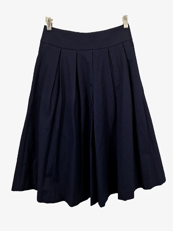 Review Staple Pleated A Line Midi Skirt Size 8